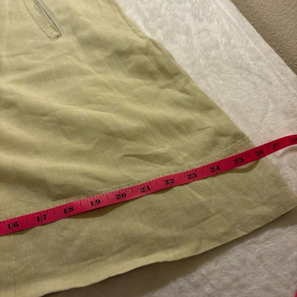 J. Jill 100% Linen Shift Dress with Pockets, Light Green size L - Picture 12 of 12